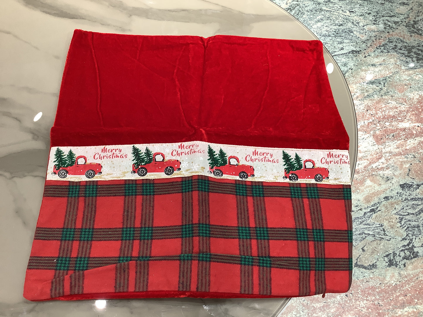 Cuscino rosso velluto