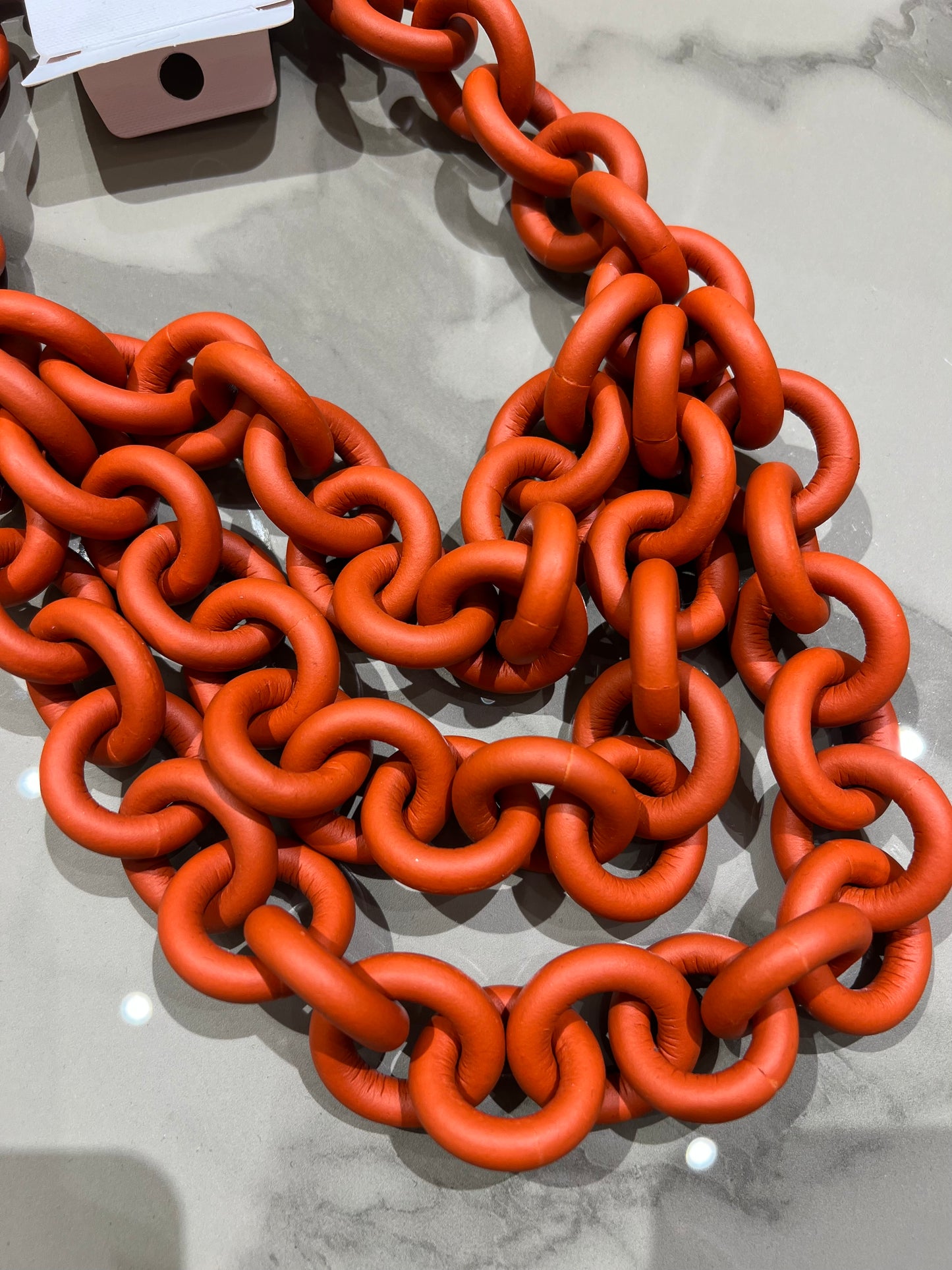 Collana anelli in gomma