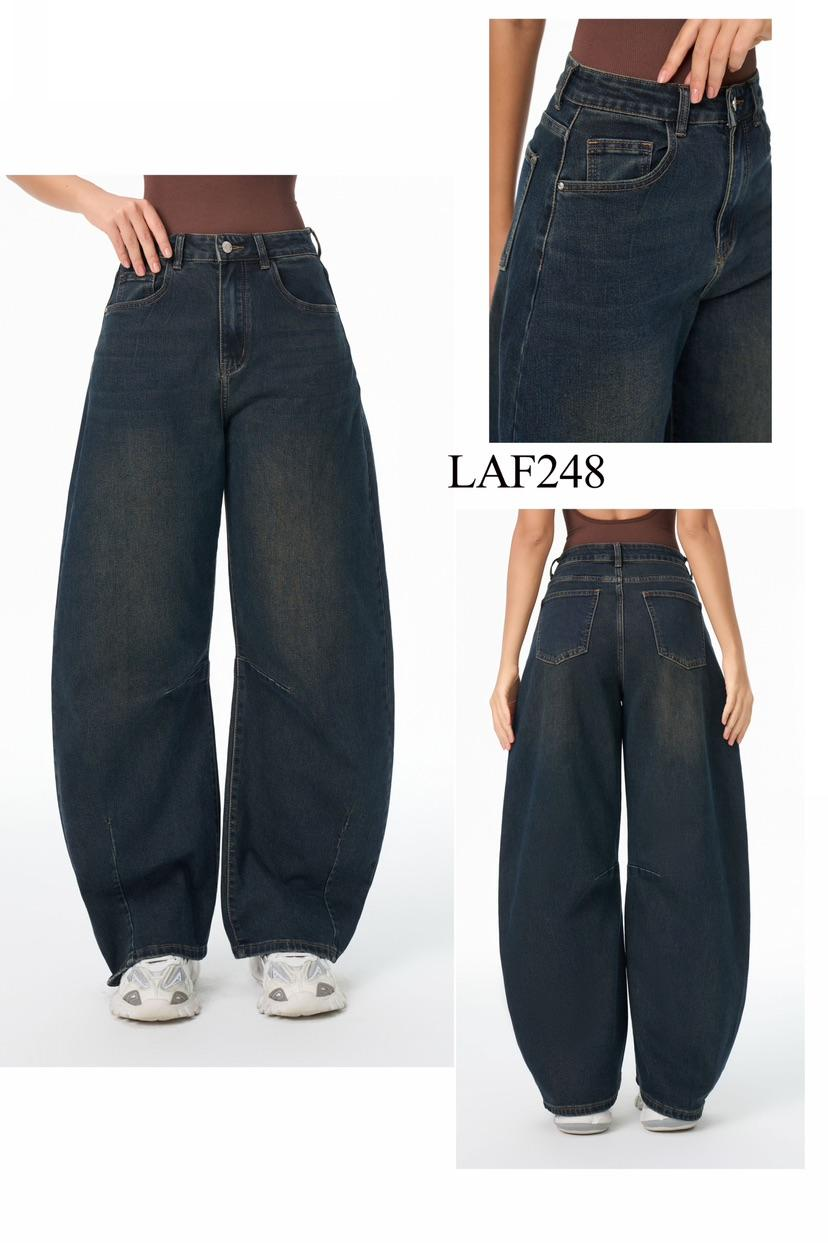 Jeans Ampi/Baggy a Vita Alta 👖