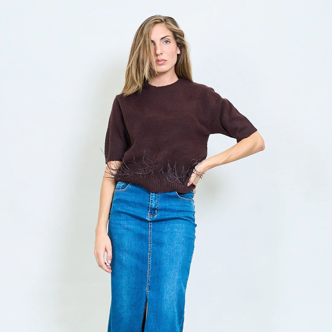 Maglia con piume Civico1