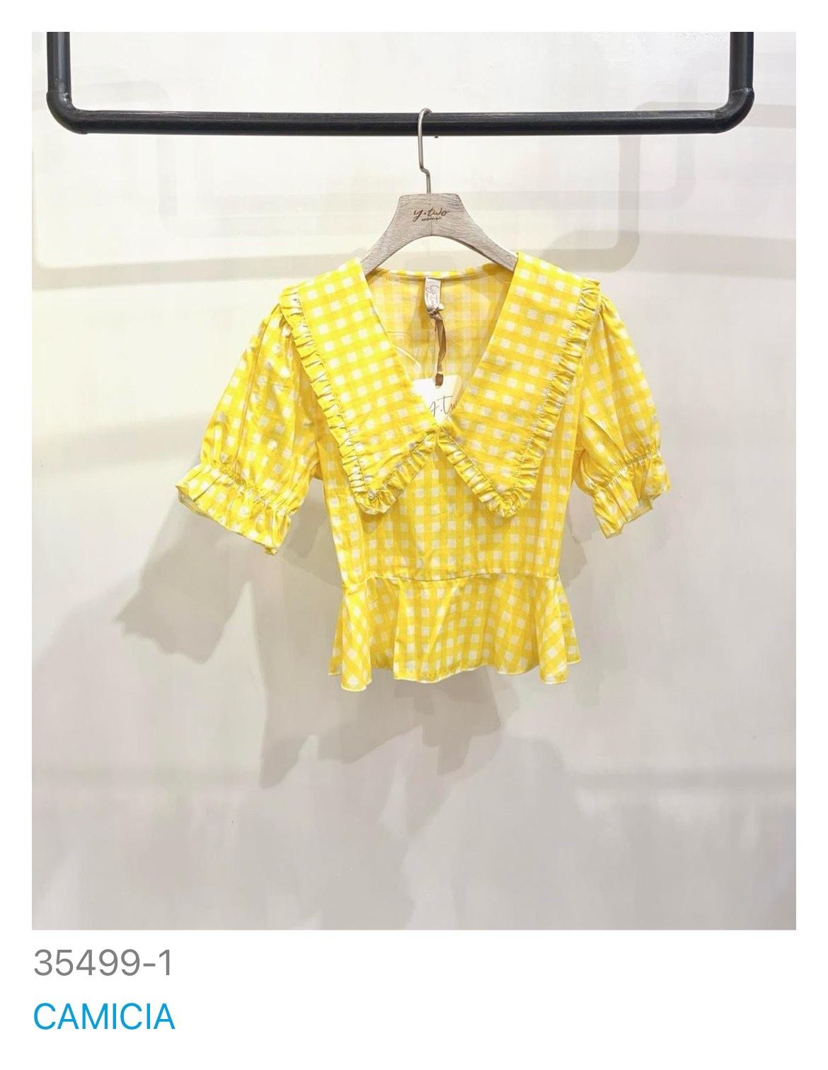 Camicia Giallo – Y.Two
