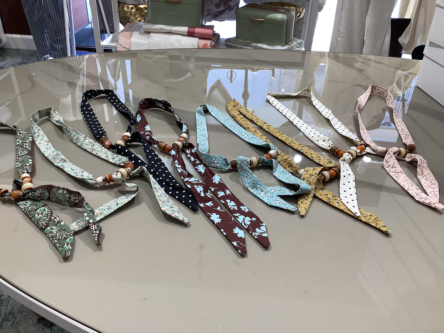 Collana di stoffa