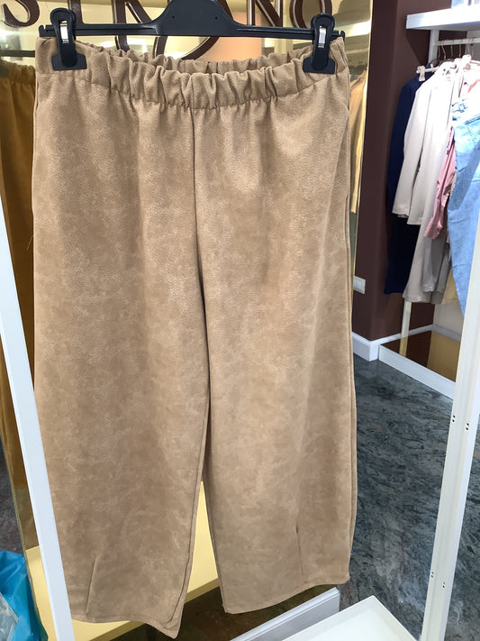 Pantalone scamosciato