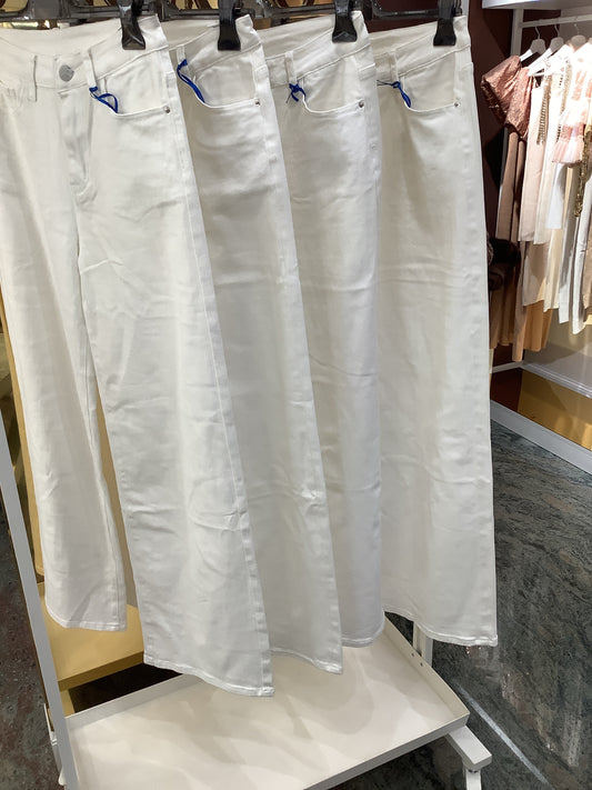 Jeans dritto bianco