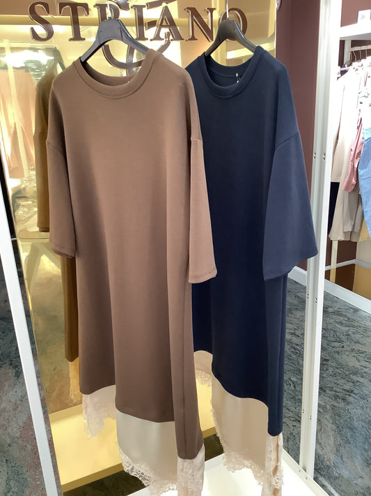 Vestito elegant con raso