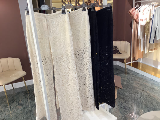 Pantalone merletto