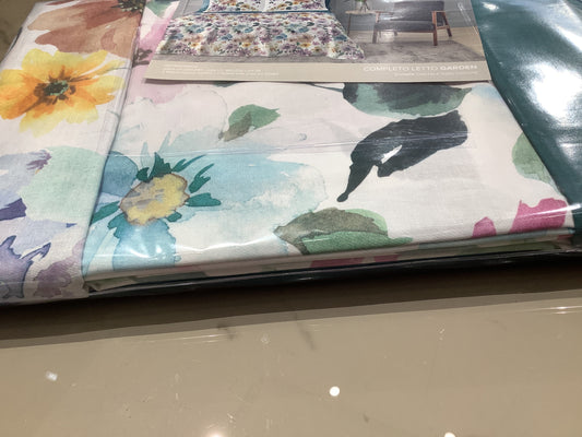 Completo letto cotone GARDEN 2P