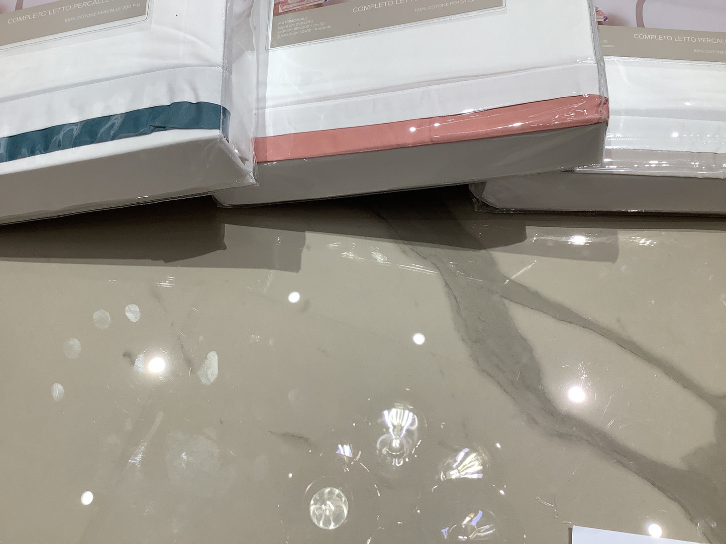 Serenè completo letto percalle matrimoniale