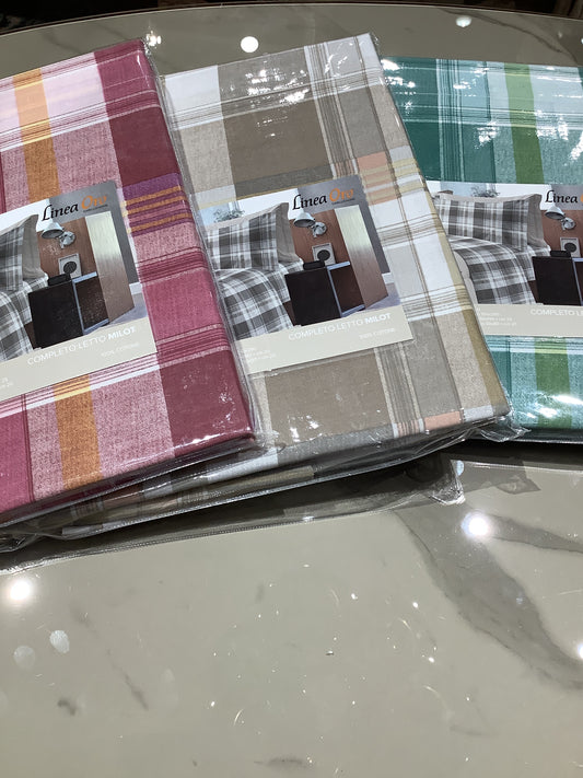 Completo letto cotone 1+1/2P