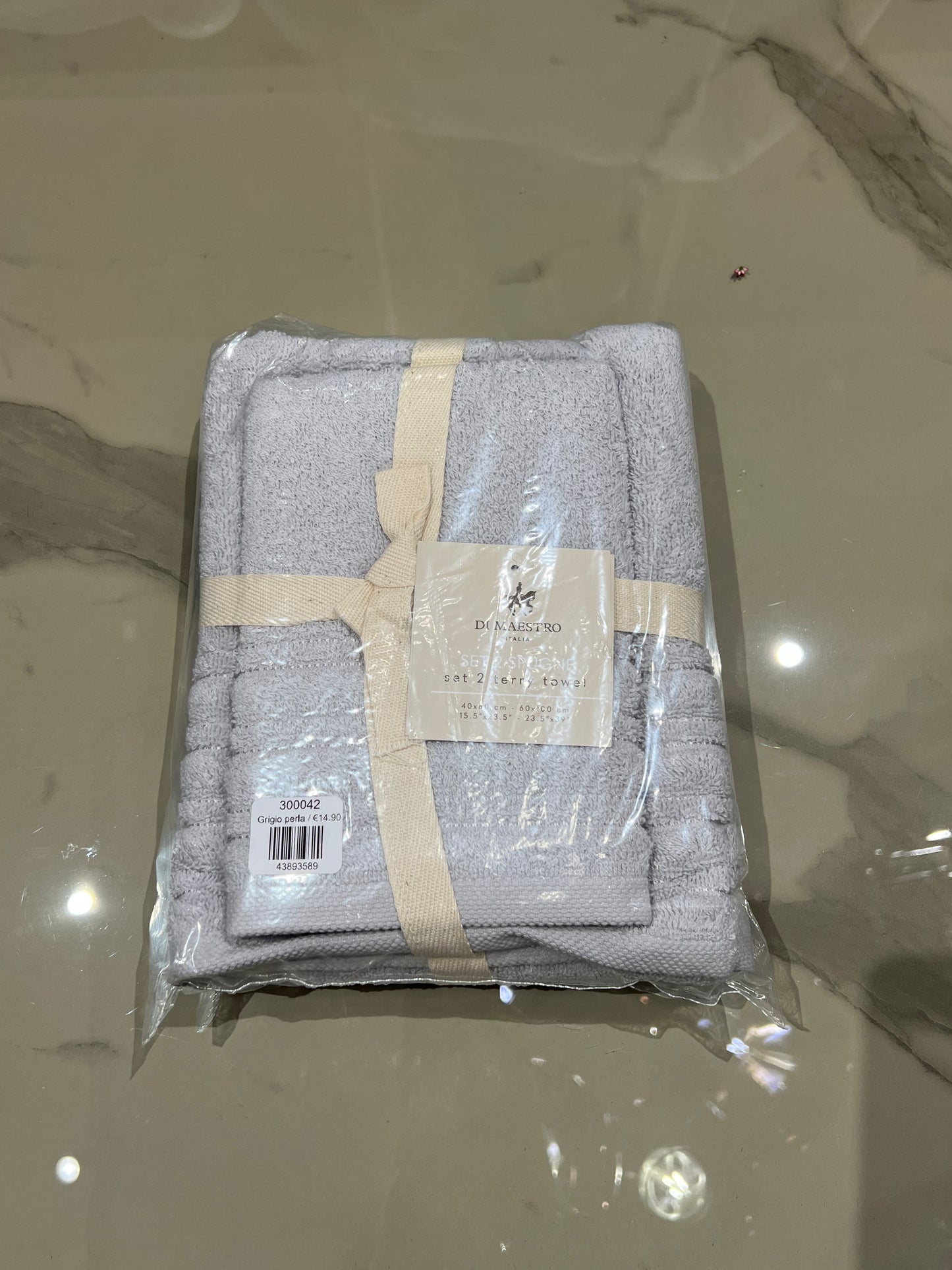 Set 2 Asciugamani in spugna