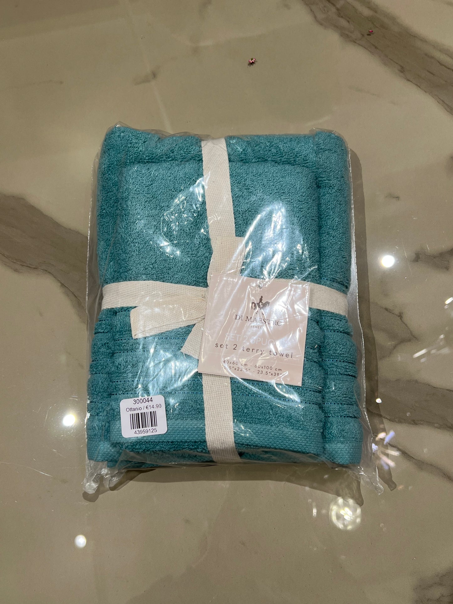 Set 2 Asciugamani in spugna