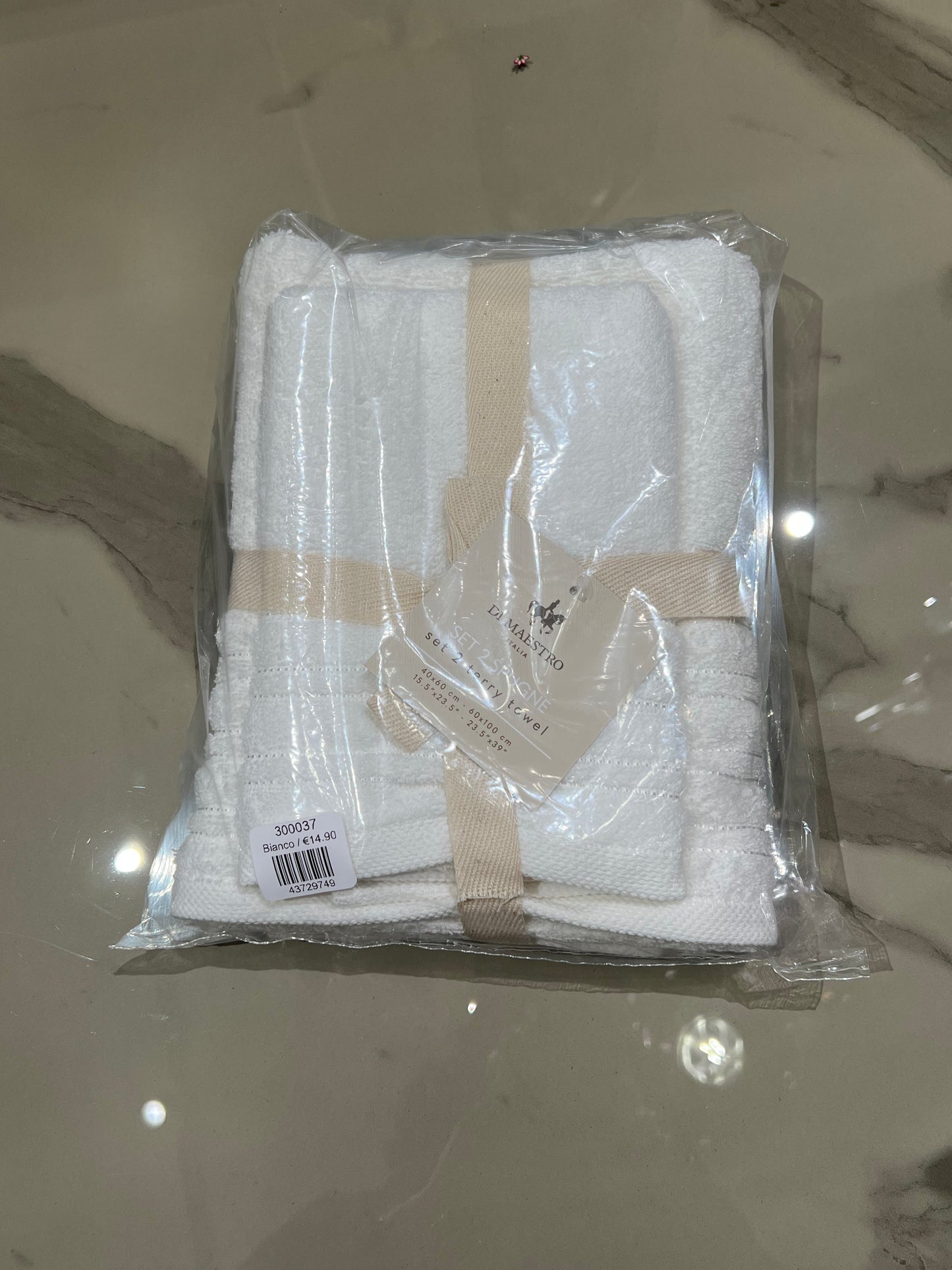 Set 2 Asciugamani in spugna