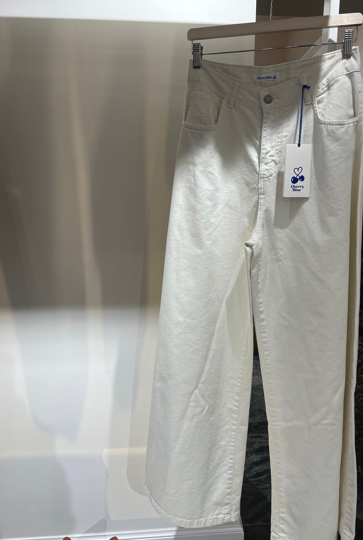 PANTALONE PALAZZO GABARDINA