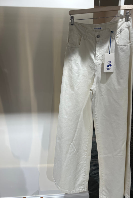 PANTALONE PALAZZO GABARDINA