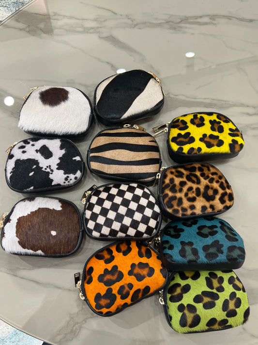 Portamonete in pelo corto