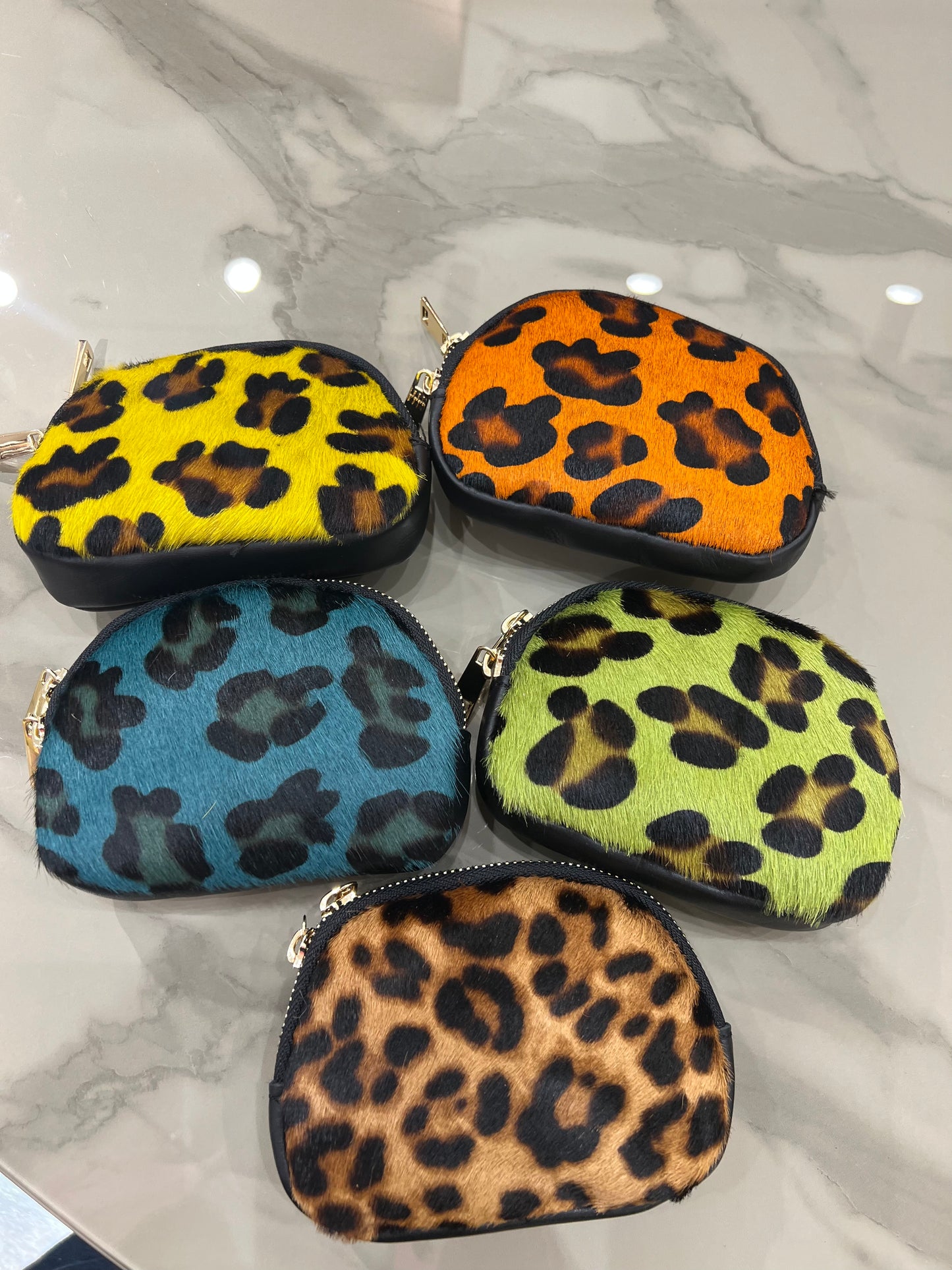 Portamonete in pelo corto