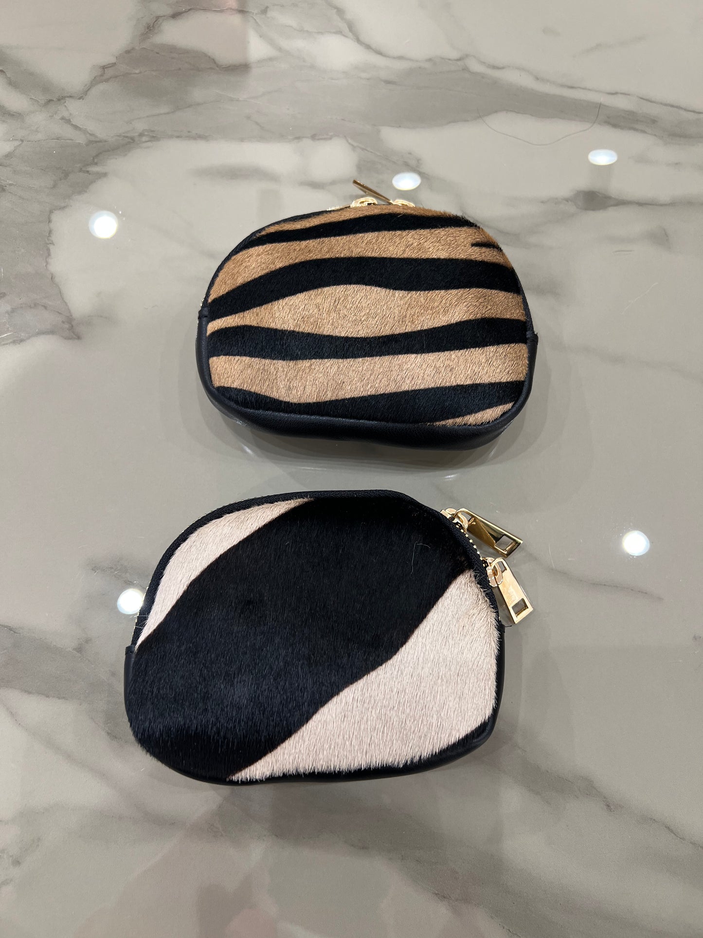 Portamonete in pelo corto