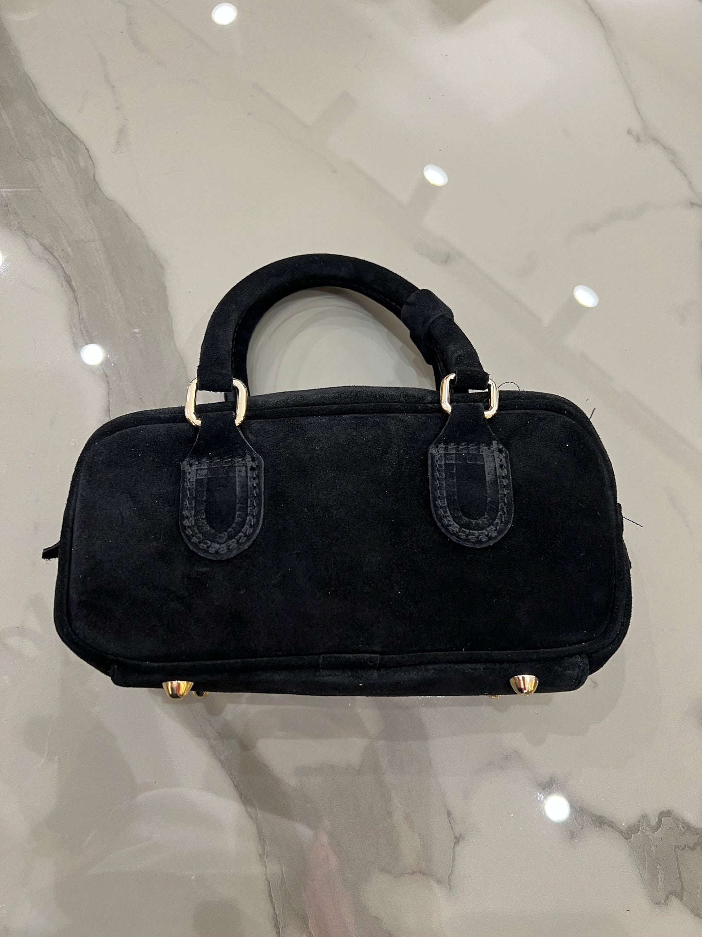 Bauletto in camoscio