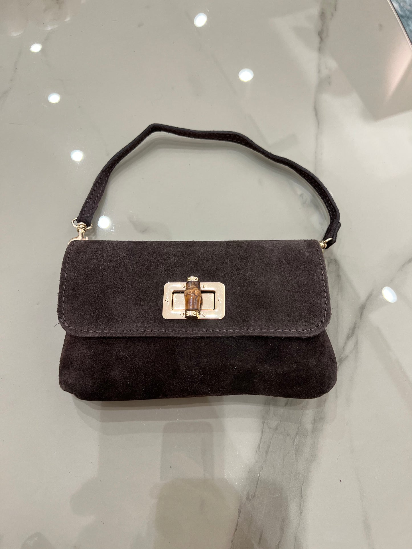 Borsa in camoscio piccola