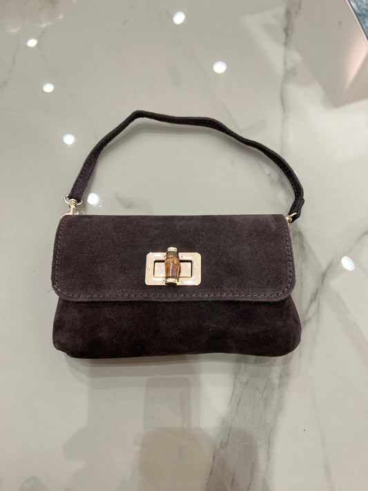 Borsa in camoscio piccola