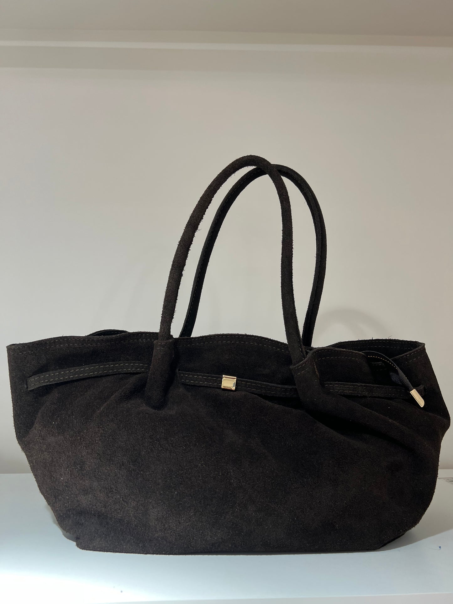 Borsa grande in camoscio