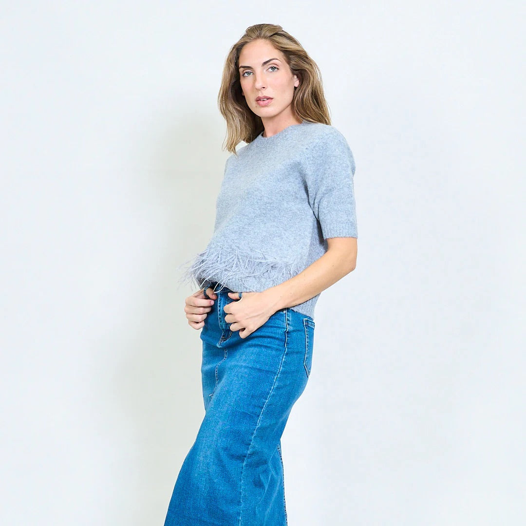 Maglia con piume Civico1