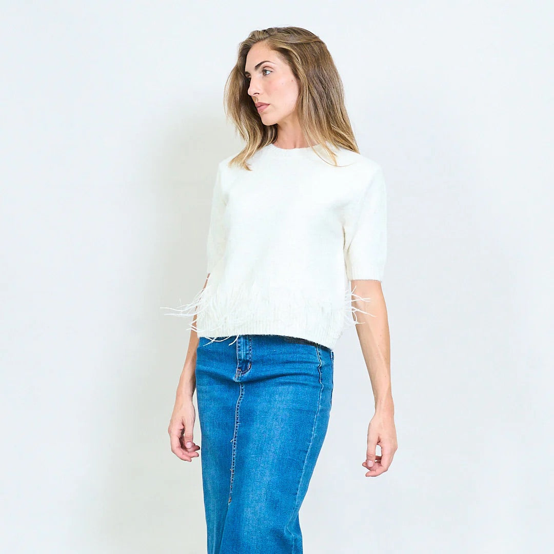 Maglia con piume Civico1