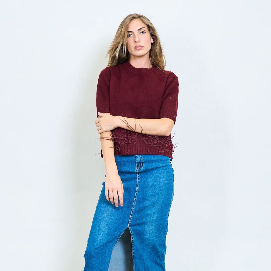 Maglia con piume Civico1