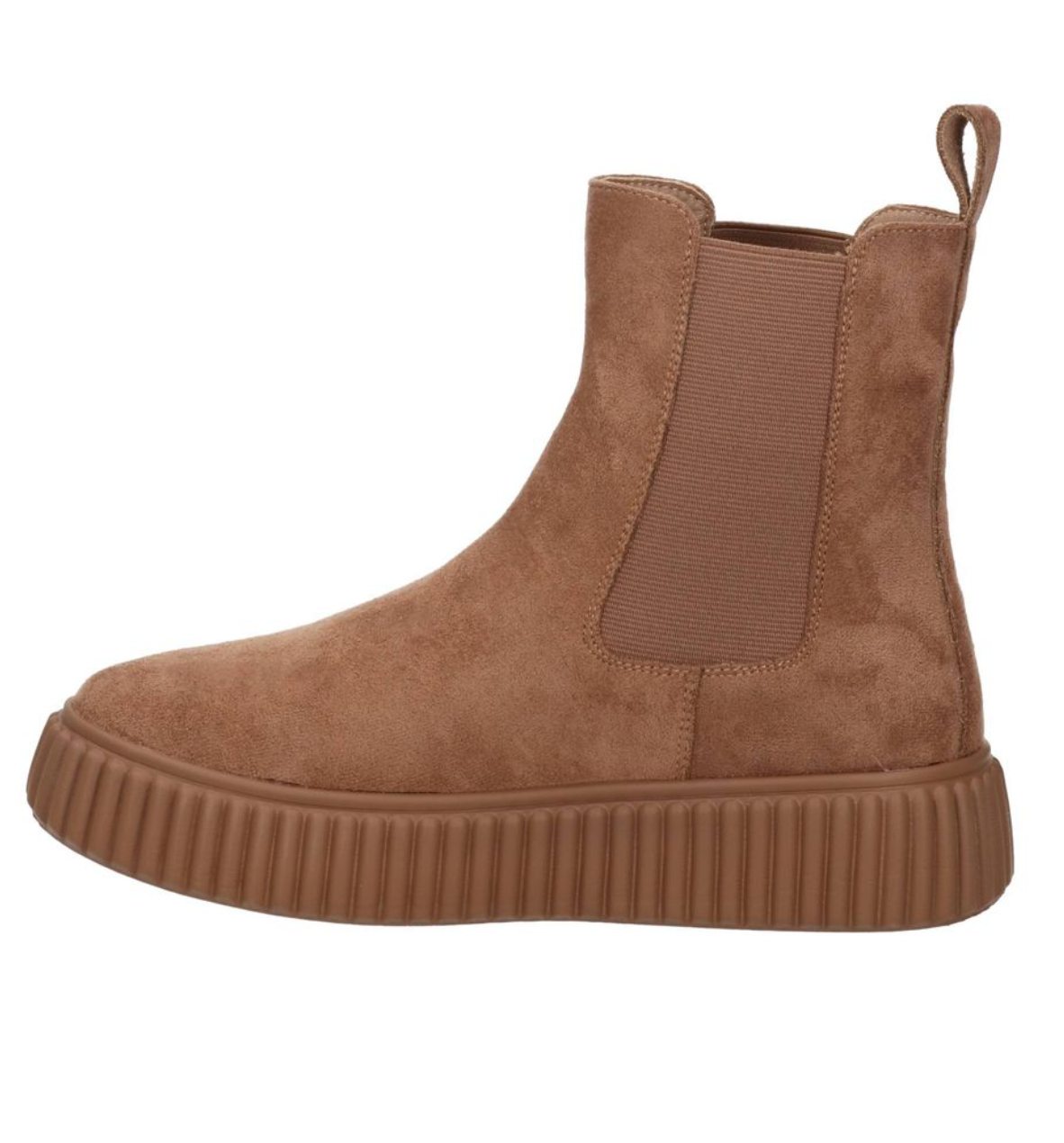 Stivaletto basso in camoscio con gioiello