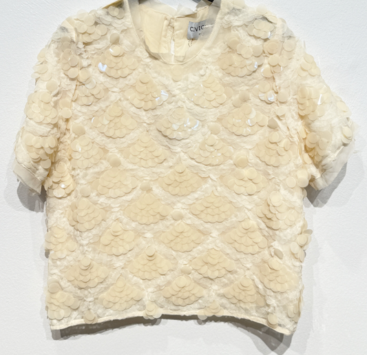 Maglia con paillettes