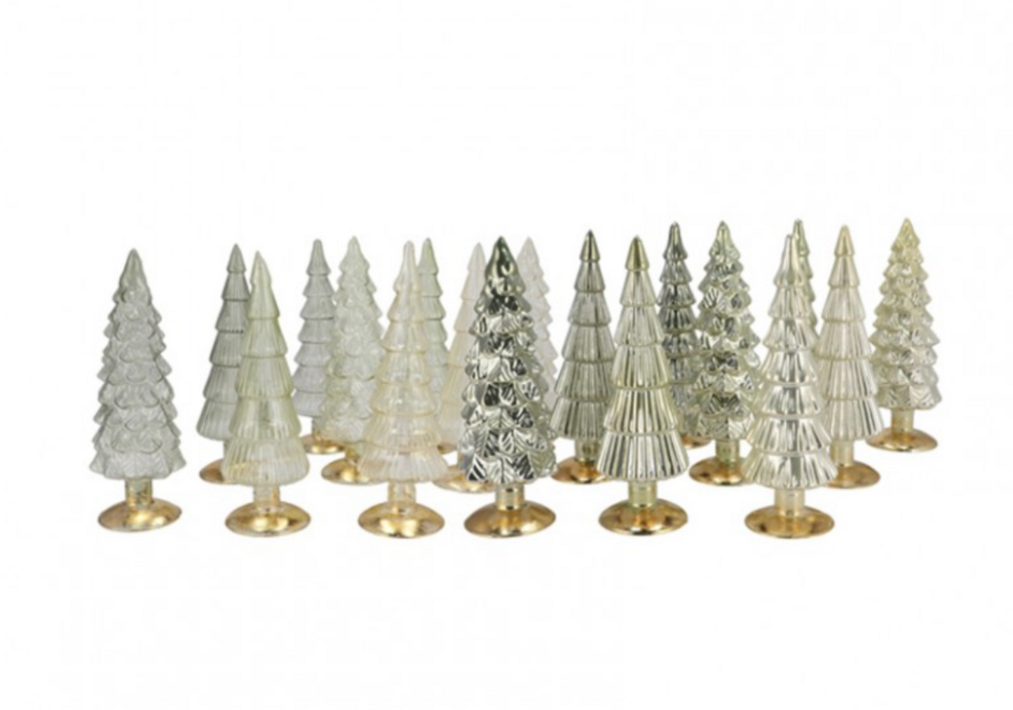 Albero decorativo in vetro